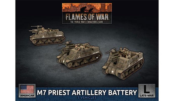 Flames of War: American M7 Priest Artillery Battery (Late War)