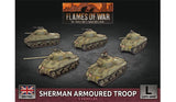 Flames of War: British Sherman Armoured Troop (Late War)