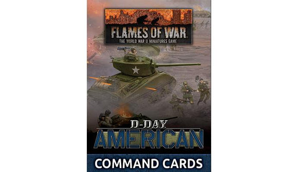 Flames of War: D-Day - American Command Cards