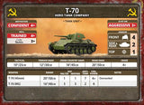 Flames of War: Soviet T-70 Tank Company
