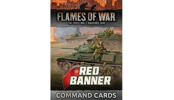 Flames of War: Soviet Red Banner Command Cards
