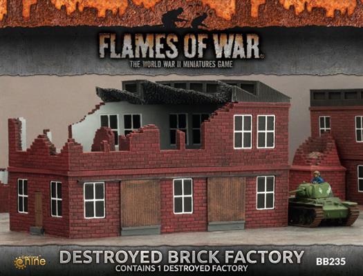 Flames of War: Destroyed Brick Factory