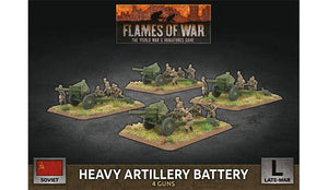 Flames of War: Soviet Heavy Artillery Battery