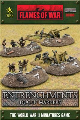 Flames of War: Entrenchments - Dug in Markers