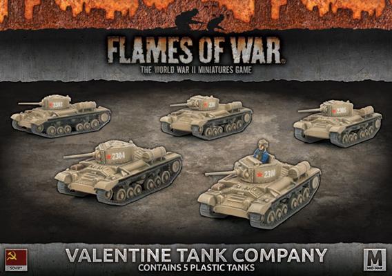Flames of War: Soviet Valentine Tank Company (Mid War)