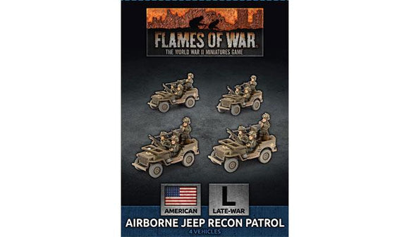 Flames of War: American Airborne Jeep Recon Patrol (Late War)
