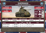 Flames of War: British Sherman Armoured Troop (Late War)