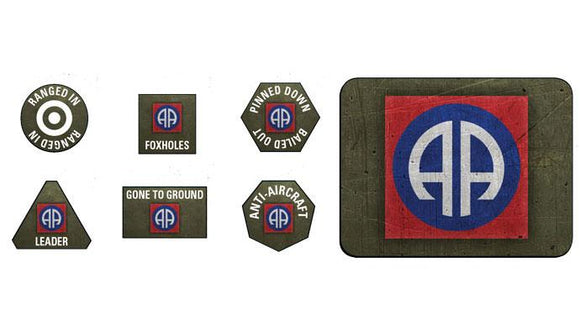 Flames of War: American 82nd Airborne Division Division Tokens and Objectives