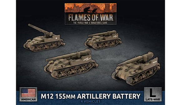 Flames of War: American M12 155mm Artillery Battery (Late War)