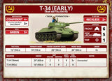 Flames of War: Soviet T-34 (Early) Tank Company (Mid War)