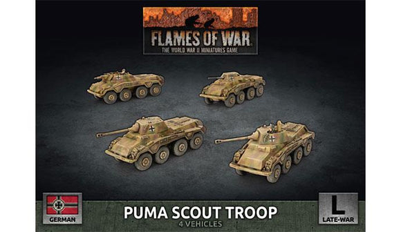 Flames of War: German Puma Scout Troop (Late War)