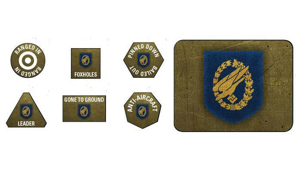 Flames of War: Fallschirmjager Tokens and Objectives
