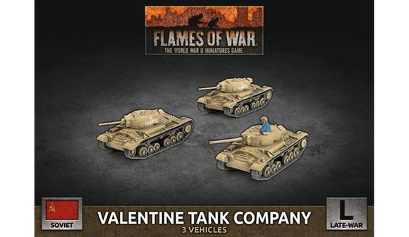 Flames of War: Soviet Valentine Tank Company