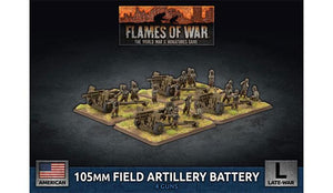 Flames of War: American 105mm Field Artillery Battery (Late War)