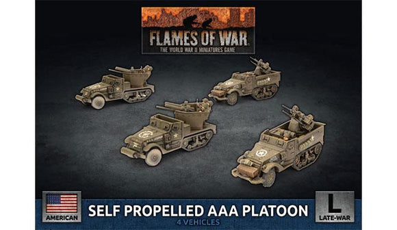 Flames of War: American Self Propelled M15/M16 GMC AAA Platoon (Late War)