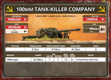 Flames of War: Soviet 100mm Heavy Tank-Killer Company (Late War)