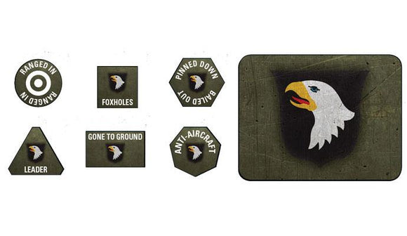 Flames of War: American 101st Airborne Division Tokens and Objectives