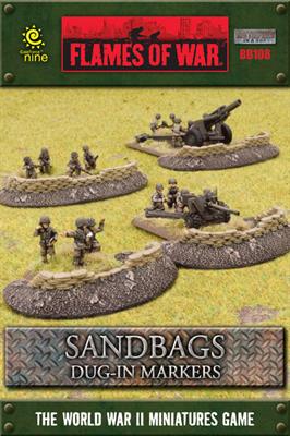 Flames of War: Sandbags - Dug In Markers