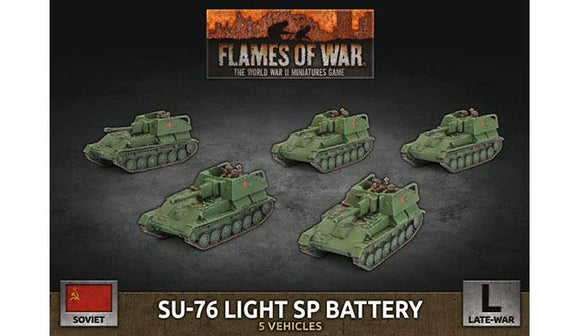 Flames of War: Soviet SU-76 Light SP Battery (Plastic)
