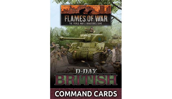 Flames of War: British D-Day Command Cards