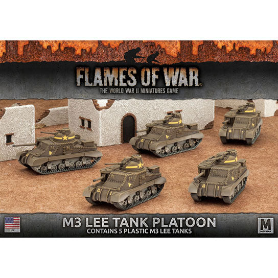 Flames of War: American M3 Lee Tank Platoon (Mid War)