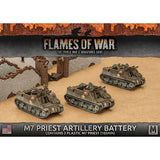 Flames of War: American M7 Priest Armored Artillery Battery (Mid War)