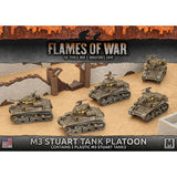 Flames of War: American M3 Stuart Light Tank Platoon (Mid War)