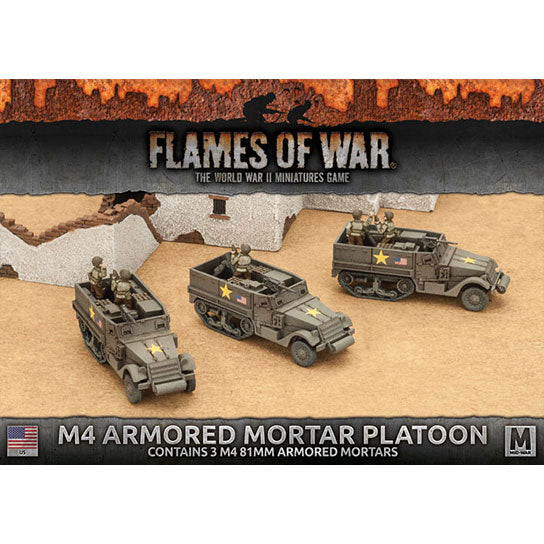 Flames of War: American M4 81mm Armored Mortar Platoon (Mid War)