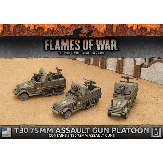 Flames of War: American T30 75mm Assault Gun Platoon (Mid War)
