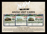 Flames of War: 'NAM - Australian and New Zealand Army Corps Unit Cards