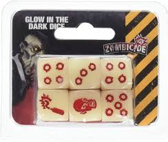Zombicide: Glow in the Dark Dice (6)
