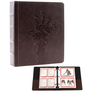 Forged Curiosities Cache D&D Card Book (Rise of the Dead Ed.) Dark Brown
