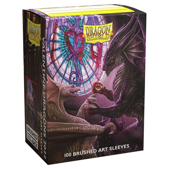 Dragon Shield Card Sleeves: Brushed Art - Valentine Dragons 2022