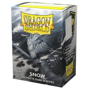 Dragon Shield Card Sleeves: Matte Dual - Snow