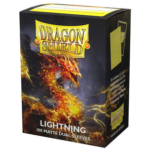 Dragon Shield Card Sleeves: Matte Dual - Lightning