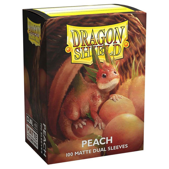 Dragon Shield Card Sleeves: Matte Dual - Peach
