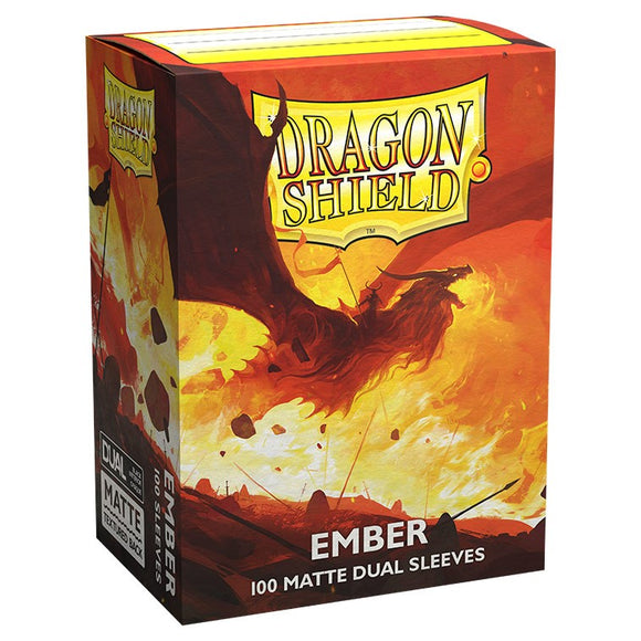 Dragon Shield Card Sleeves: Matte Dual - Ember
