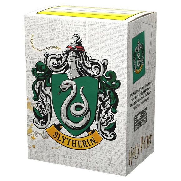 Dragon Shield Card Sleeves: Brushed Art - Harry Potter Wizarding World - Slytherin
