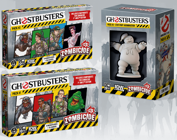 Zombicide: Ghostbusters Character Packs Bundle