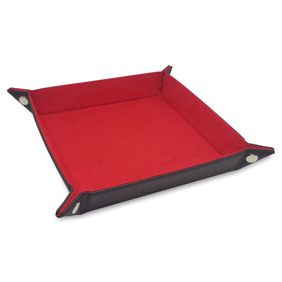 BCW Dice Tray: LX Sqaure - Red