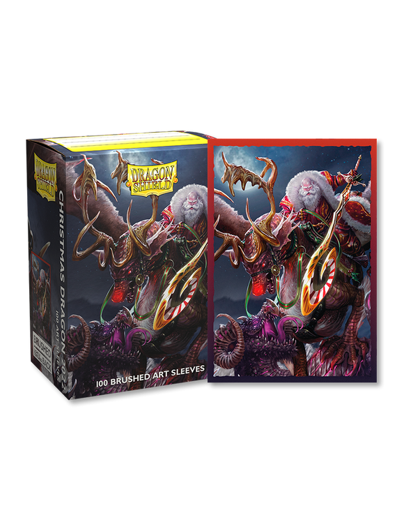 Dragon Shield Card Sleeves: Brushed Art - Christmas 2022 Little Shop of Magic Dragon Shield Card Sleeves: Brushed Art - Christmas 2022 Little Shop of Magic