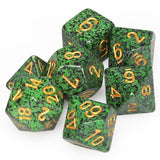 Chessex Dice: Speckled Polyhedral Golden Recon (7)