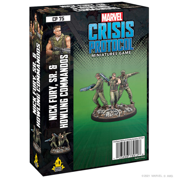 Marvel Crisis Protocol: Nick Fury, Sr. & Howling Commandos Front Cover