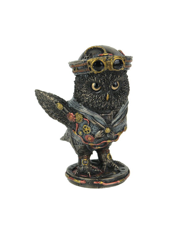 Dixie Cup Steampunk Submarine Sailor Owl Statue