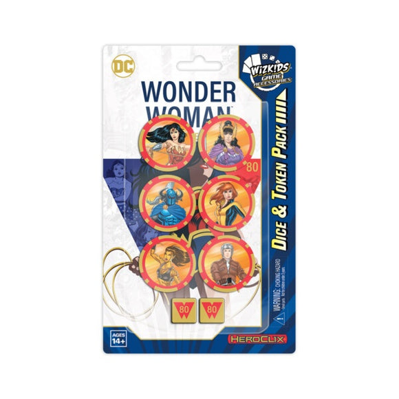 HeroClix: Wonder Woman 80th Anniversary - Dice and Token Pack