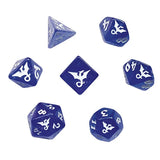 Black Oak Dice: Glitterwing Dragon Indigore Polyhedral Set (7)