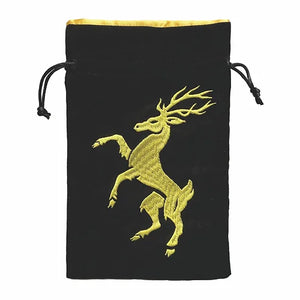 Heraldic Stag Dice Bag