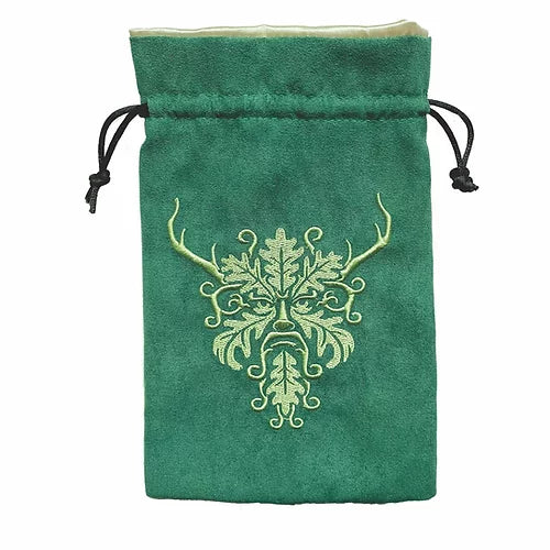 Green Man Dice Bag