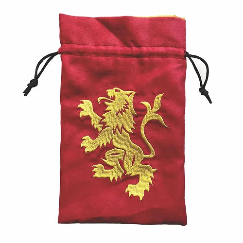 Heraldic Lion Dice Bag