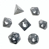 Black Oak Dice: Kitty-Clacks Tom Polyhedral Set (7)